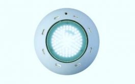 Emaux Wall Mounted Round Plastic, 102 White LEDs 6W / 12V [White] Underwater Pool Light